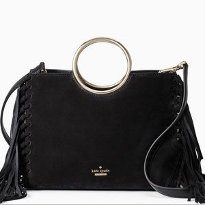 Kate Spade White Rock Road Suede Sam Satchel